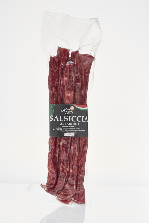 Saucisse sèche pur porc à la truffe d'été (1%) sous vide